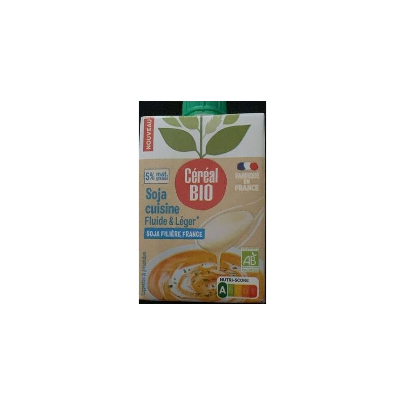 Cereal Bio C.Bio Soja Cuis.Fluide Leg20Cl