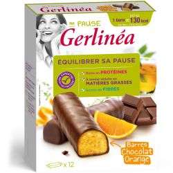 Gerblé Gerlinéa Barres Chocolatées Orange : Les 12 De 31 G