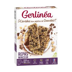 Gerblé Gerlinéa Barres Céréales Au Chocolat : La Boite De 12 31G
