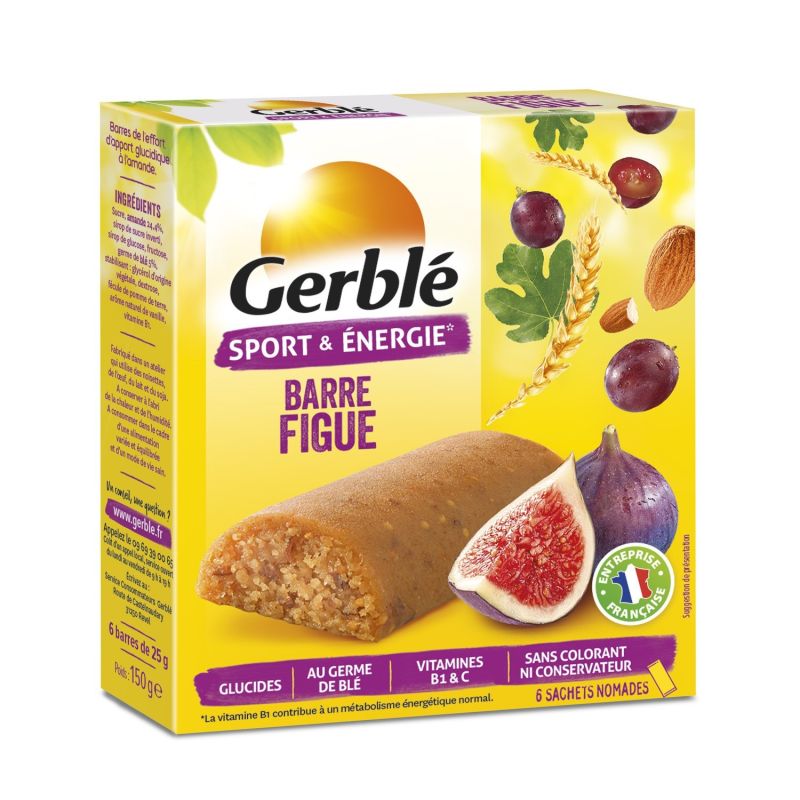 Gerblé Barres Diététiques Figue : Les 6 De 25G