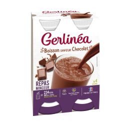 Gerblé Gerlinéa Repas À Boire Chocolat : Les 4 Bouteilles De 236 Ml