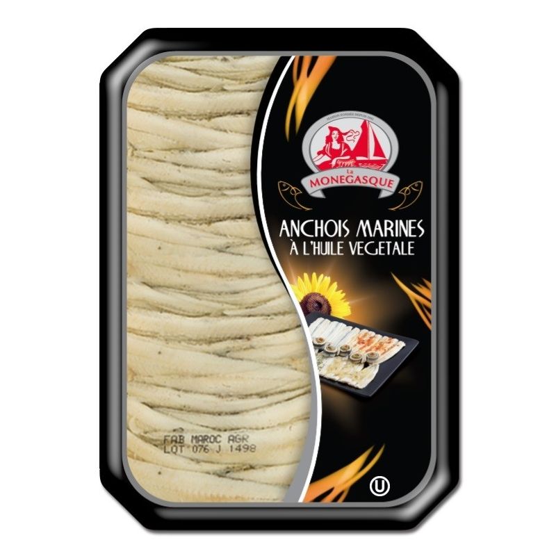 La Monegasque 150G Anchois Marines A L Huile