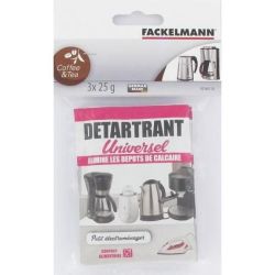 Fackelmann Top Filter Détartrant Universle Petit Électroménager 3 X 25G