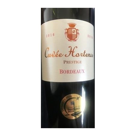 Cuvée Hortense 75Cl Bordeaux Rouge Hort Pres 2012