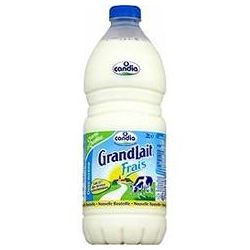 Candia Bouteille 2L Lait Frais 1/2 Ecreme