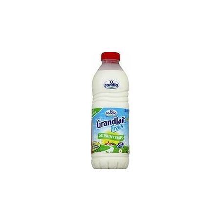 Candia Bouteille 1L Lait Frais Entier