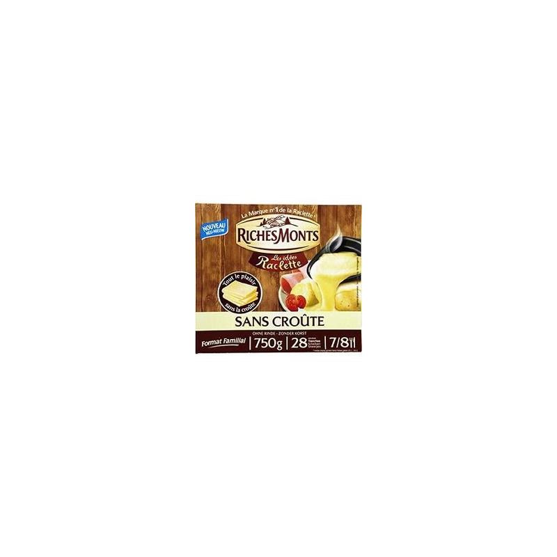 Riches Monts 750G Fromage Raclette Sans Croute