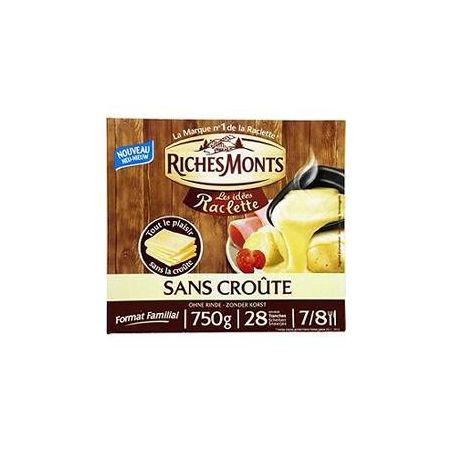 Riches Monts 750G Fromage Raclette Sans Croute