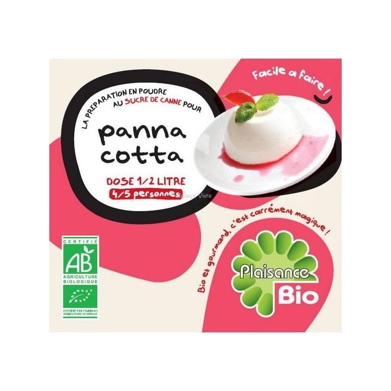 Plaisance Bio 30G Prepa Pana Cotta