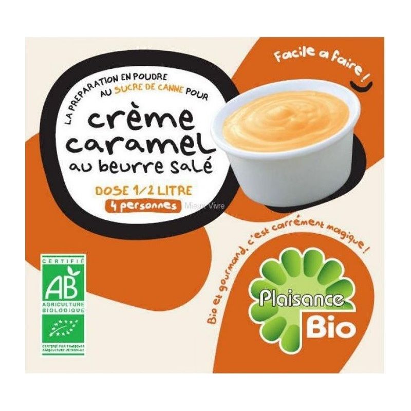 Plaisance Bio 40G Preparation Creme Caramel