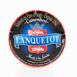 Lanquetot Camembert Au Lait Cru 45%Mg Aoc Noir 250G