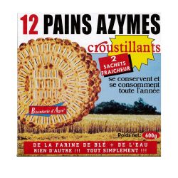Biscuiterie D'Agen Pains Azymes Croustillants : La Boite De 12 - 600 G