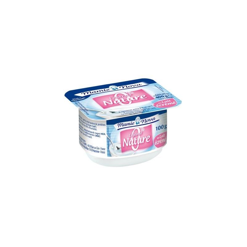 Mamie Nova 4X100G Fromage Blanc 0%