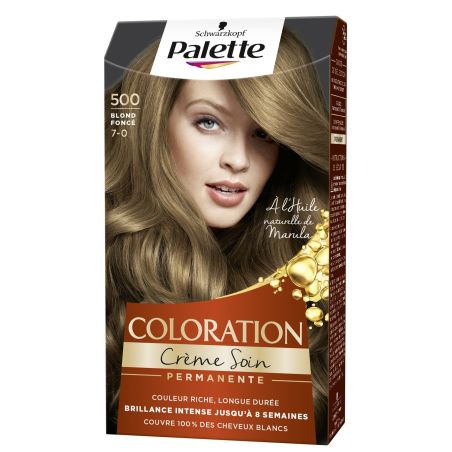 Schwarzkopf Saint Algue Palette Coloration Blond Foncé 500 : La Boite De 115 Ml