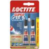 Super Glue Colle Universelle Superglue 3 : Les 2 Tubes De 3G