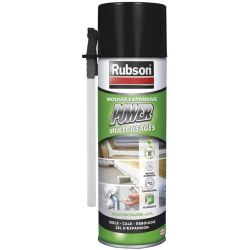 Rubson Mousse Expansive Power, Isolation Acoustique, Thermique, Remplissage De Cavité Et Calage D'Objets, Blanche 500 Ml
