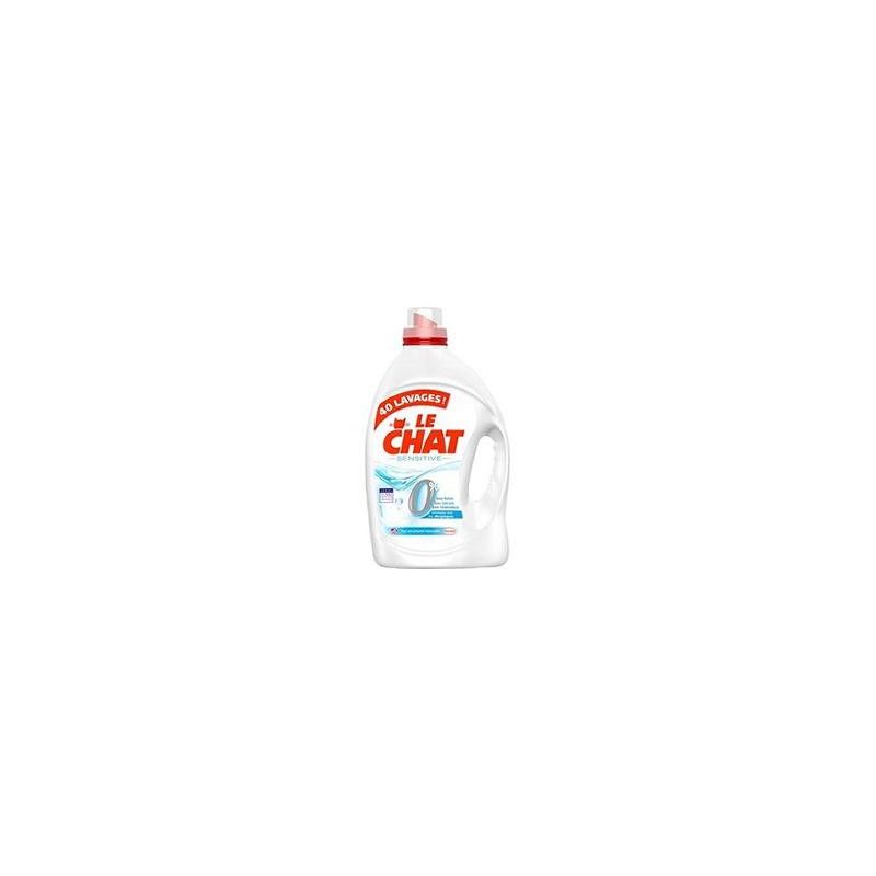 Le Chat Flacon 3L Lessive Liquide Sensitive Zero