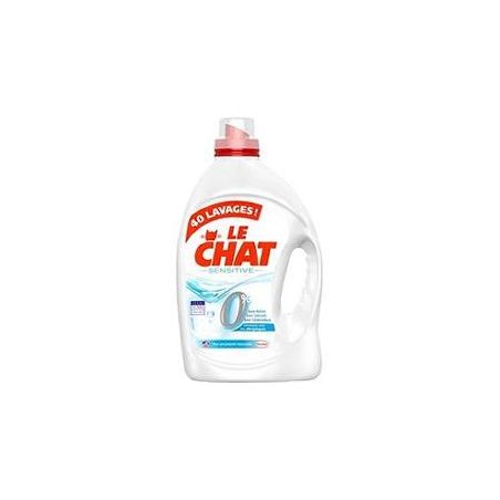 Le Chat Flacon 3L Lessive Liquide Sensitive Zero