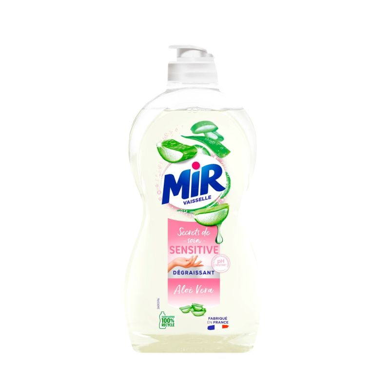 Mir Liquide Vaisselle Aloé Vera : Le Flacon De 500 Ml