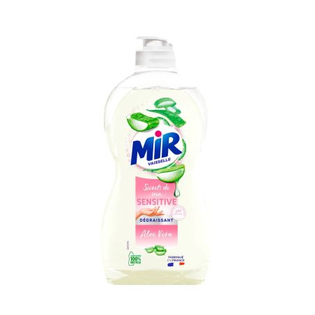 Mir Liquide Vaisselle Aloé Vera : Le Flacon De 500 Ml
