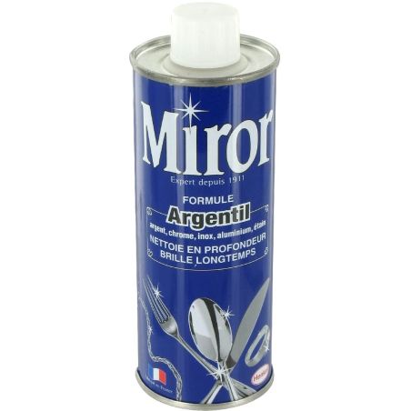 Miror Nettoyant Métaux Formule Argentil Bidon 250 Ml