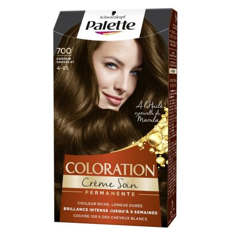 Schwarzkopf Palette Coloration Châtain Chocolat 700 : La Boite De 115 Ml