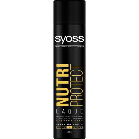 Syoss Schwarzkopf Laque Pour Cheveux Secs Fixation Forte Force 3 400Ml