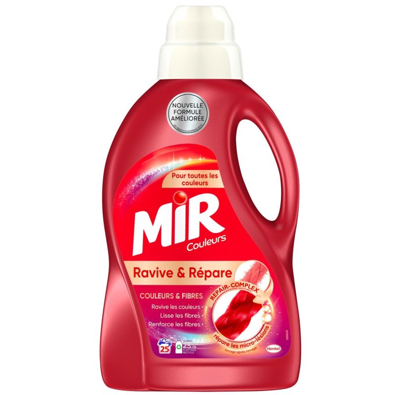 Mir Lessive Liquide Couleur Raviveur Plus : Le Bidon De D'1,5L