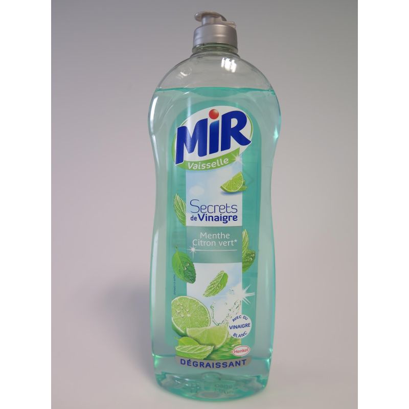 Mir Flacon 750Ml Liquide Vaisselle Menthe Citron Vert