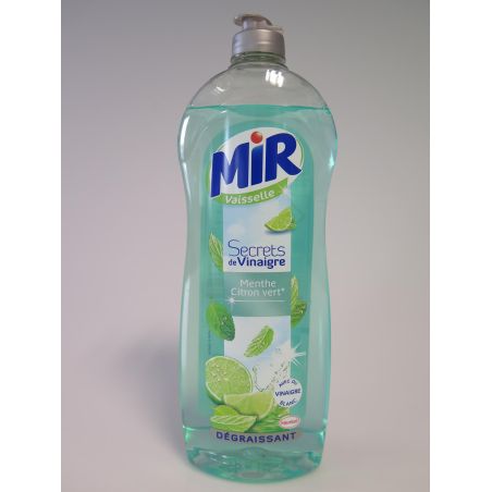 Mir Flacon 750Ml Liquide Vaisselle Menthe Citron Vert