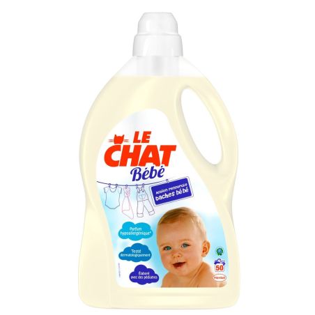 Le Chat Flacon 3L Lessive Liquide Bebe