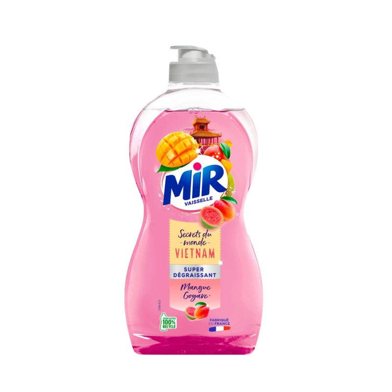 Mir Liquide Vaisselle Super Dégraissant Parfum Mangue Goyave Vietnam : Le Flacon De 500 Ml