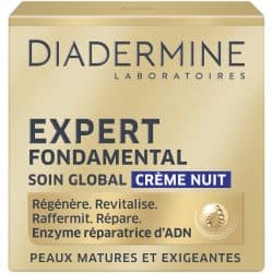 Diadermine Crème Visage Nuit Peaux Matures : Le Pot De 50 Ml