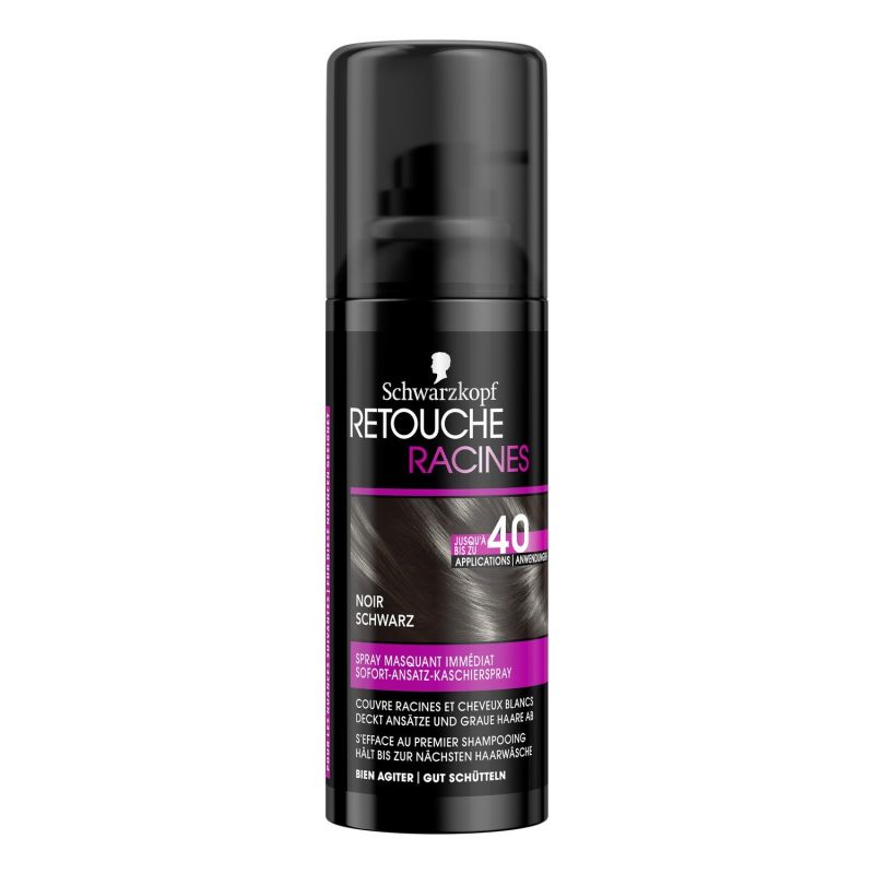 Schwarzkopf Coloration Spray Retouche Racines Noir : Le De 120Ml