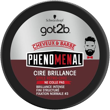 Schwarzkopf Got2B Phenomenal Cire Brillance Cheveux Pot 100 Ml