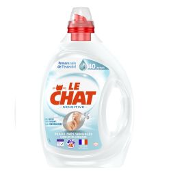 Le Chat Lessive Liquide Sensitive 0% : Bidon De 2L