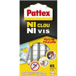 Pattex Ni Clou Vis Pâte De Fixation 65 Pastilles Blanc Set Pièces