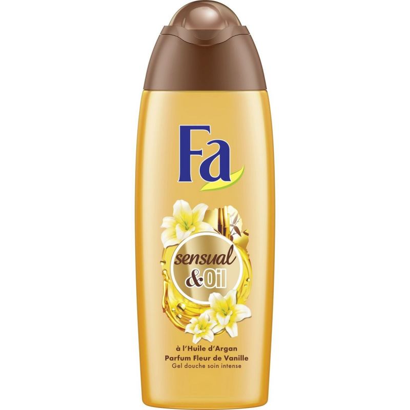 Fa Gel Douche Sensuel&Oil Huile D'Argan Et Fleur De Vanille 250Ml