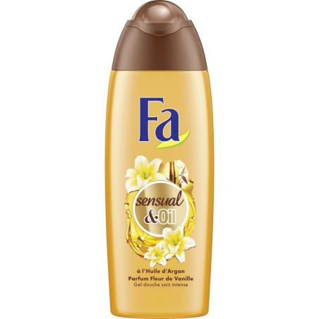 Fa Gel Douche Sensuel&Oil Huile D'Argan Et Fleur De Vanille 250Ml