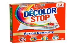 Deco Stop Eau Ecarlate Décolor Lingettes Linge Anti-Décoloration : La Boîte De 16
