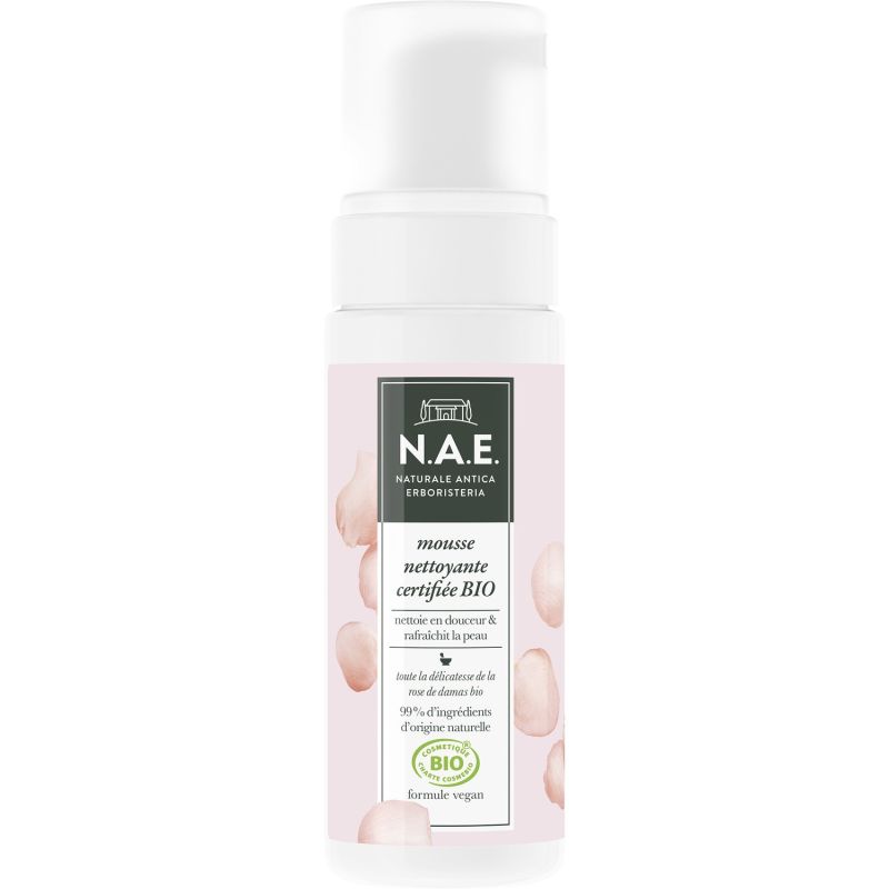 Naturale Antica Erboristeria Mousse Nettoyante Bio Rose N.A.E : Le Flacon De 150Ml