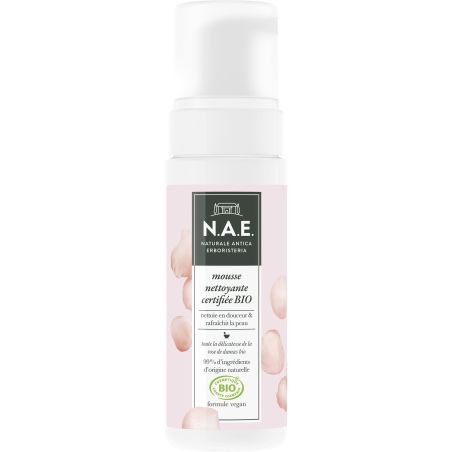 Naturale Antica Erboristeria Mousse Nettoyante Bio Rose N.A.E : Le Flacon De 150Ml