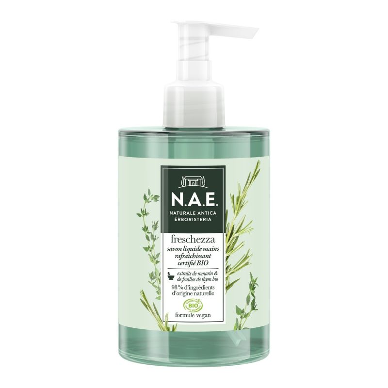 Nae N.A.E. Savon Liquide Mains Bio Romarin Et Thym Freschezza Naturale Antica Erboristeria : Le Flacon De 300Ml