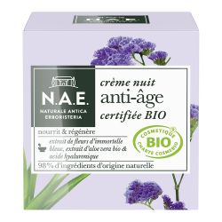 Naturale Antica Erboristeria Crème De Nuit Anti-Âge Bio N.A.E : Le Pot 50Ml