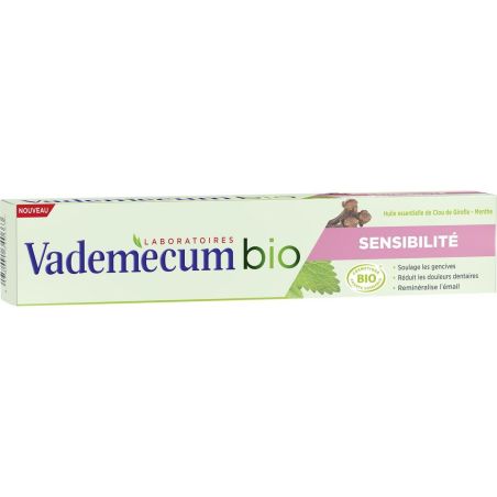 Vademecum Bio Dentifrice Sensibilité Clou De Girofle Et Menthe 75Ml