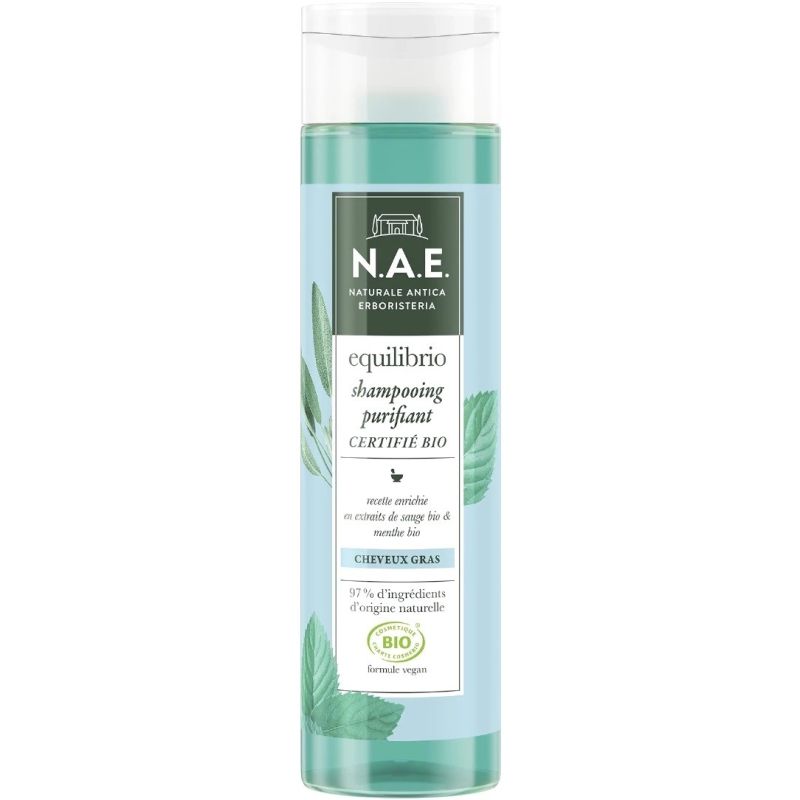 Naturale Antica Erboristeria Shampoing Sauge Et Menthe Bio N.A.E : Le Flacon De 250Ml