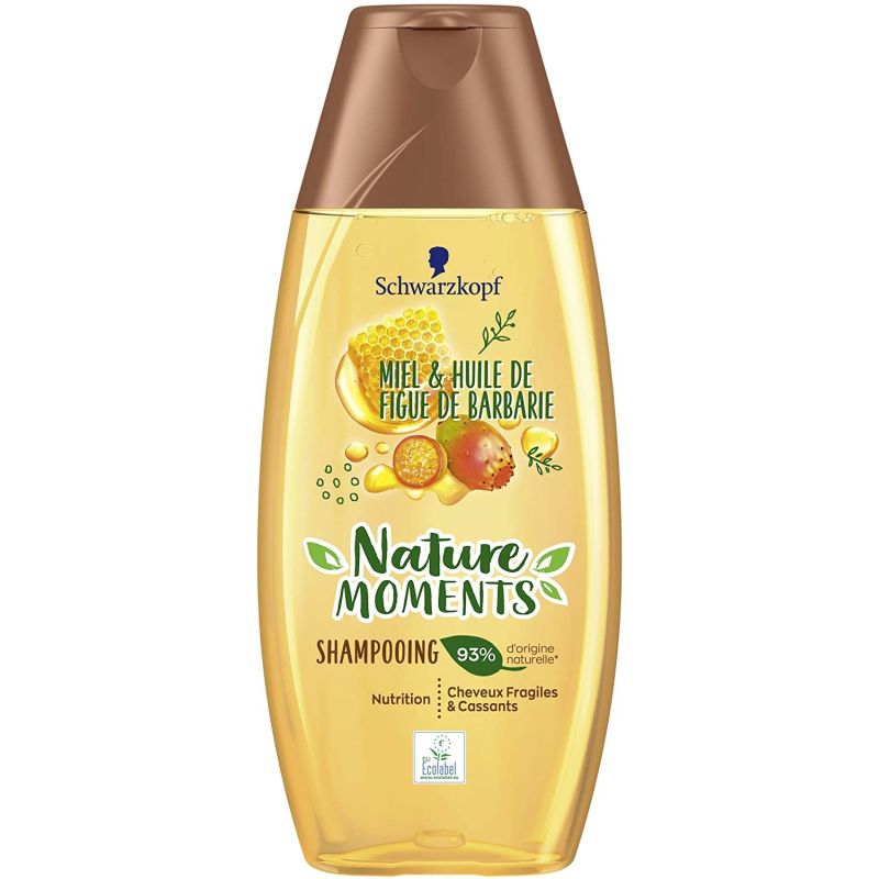 Naturale Antica Erboristeria Schwarzkopf Shampooing Nutrition Cheveux Fragiles, Cassants Miel Huile Figue Barbarie 250 Ml