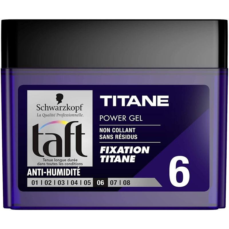 Schwarzkopf Taft Gel Titane Cube 250Ml