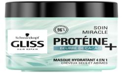 Schwarzkopf Masque Capillaire Gliss Miracle Hydratation : Le Pot De 400Ml