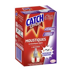 Catch Expert Recharge Liquide Anti-Moustique 45 Nuits : La